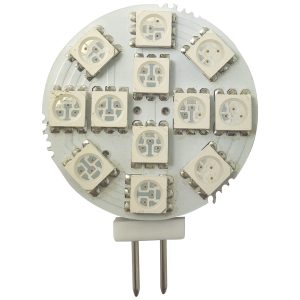 1852 LED G4 rÿFDd/hvid sidepin ÿFD30mm 10-30V 0,5/1,4/10W 2