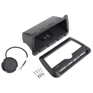 ROKK Cove Telefonluge med LED trådløs lader 10W, 12/24V