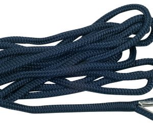 1852 fortøjning dobbelt flettet navy med kovs Ø14mm 4m