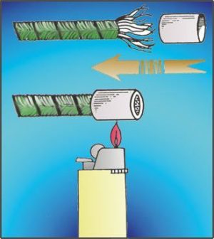 Krympeflex 4cm. Ø6.5-12.5mm