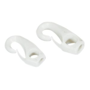 Nylonkrog hvid 4mm 4stk