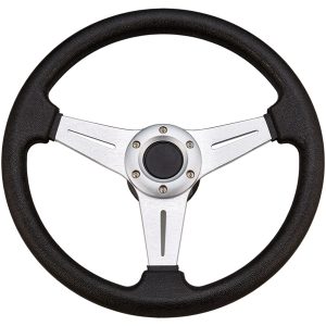 Sportsrat sort med alu, Ø38mm, med 3/4"