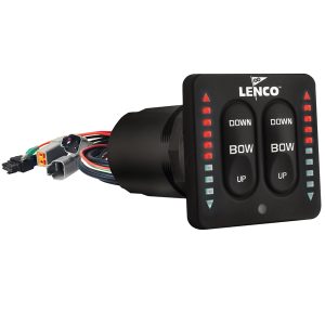 Lenco panel 12/24V med indikator/retractor
