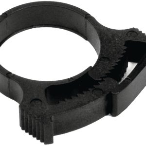 Spændebånd plast 24,5 - 27,6mm sort - 7mm