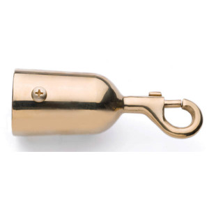 Gelænder endefæste m.hage mess