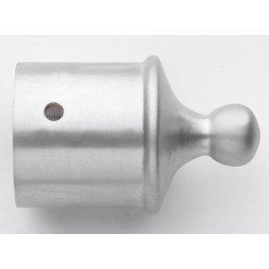 Gelænder endefæste Mat Crom