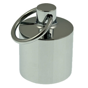 Gelænder endefæste Blank Crom