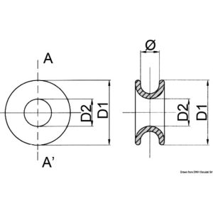 Low-friction ring Ø 10 mm - Billede 2