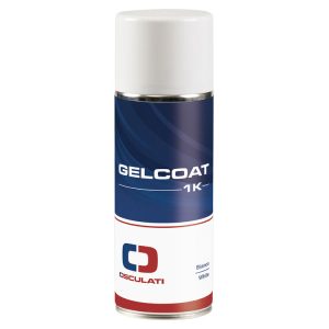 Gelcoat spray 1 komp - satin hvid