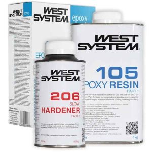 West System Epoxy (A) 105/206 1,2 kg.