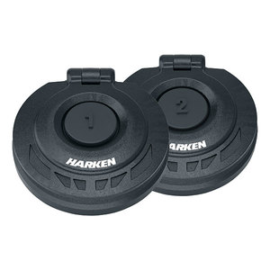 Harken Fodkontakt - sæt m/2 - sort plast