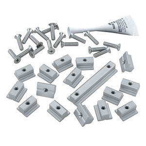 Harken T-Track 18mm Round groove mounting kit