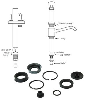 Whale AK0618 V-Pumpe Service Kit