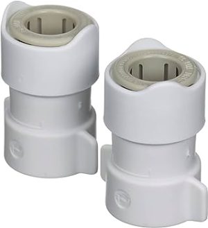 Whale WX1532 Quick-Connect 1/2" røradaper - Dobbelt-
