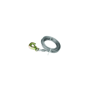 Stålwire 5mm / 10 meter med krog