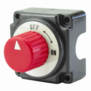 Batteriomskifter, mini, knop