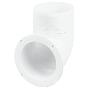 Bøjning t/ventil 102 mm