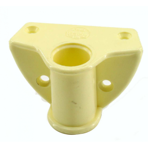 Bøsning, hvid delrin, vinkel