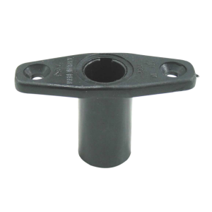 Bøsning sort delrin, lige