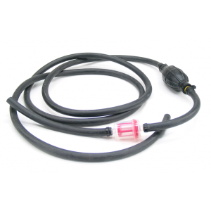 Pumpe m.3m gummislange & filte