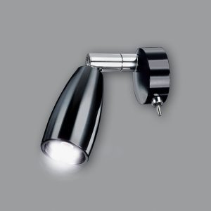 Cabin C-LED vægmont. sort