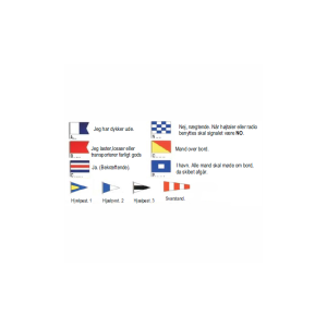 Signalflag C, SOS 30x45 cm