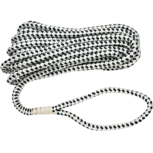 Flet.fortøjn.hvid/sort. 16mm