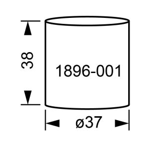 Mine-lampe Glas til 170mm