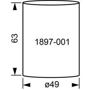 Mine-lampe Glas til 220mm
