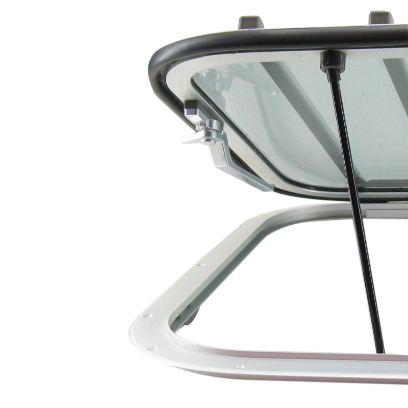 Ventilation stay, lugeholder