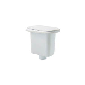 Rum t/bruser m/låg,firkt. hvid