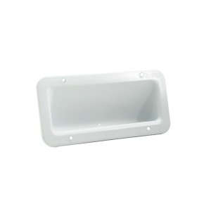 Indbygningshylde, hvid