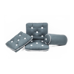 Kapokpude, rulle, Grå