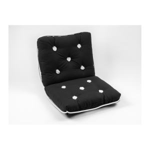 Kapokpude, enkelt, Sort