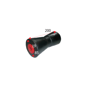 Trailer kølrulle 200mm ø18