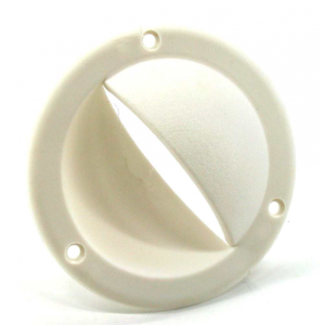 Luftventil 8.7x6.7 cm, hvid