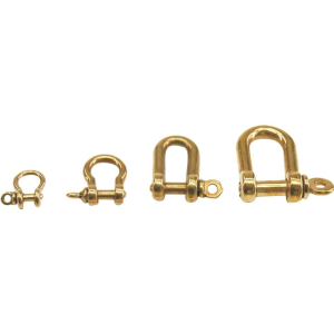 Sjækel, messing, D, 6 mm