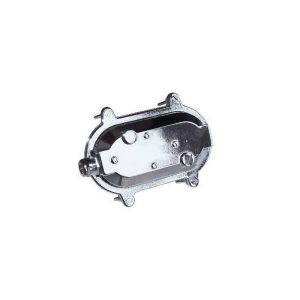 Skotlampe 175 x 130 forkromet