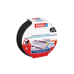 Skridsikker tape, 5mx50mm sort