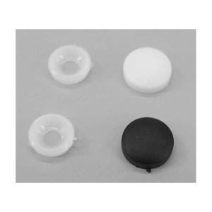 Plast skive/låg ¥3,5-4,2 sort