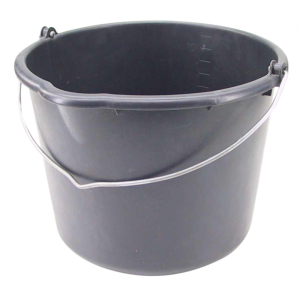 Spand med stålhank, kraftig 12 ltr