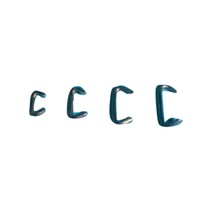 Clips, stål til elastik ¥ 10mm