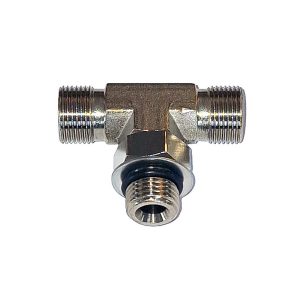 T" ORB FITTING 1/4 NPT 9/16 - 2 stk