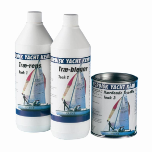 Teak 2 Træ-bleger 1 ltr