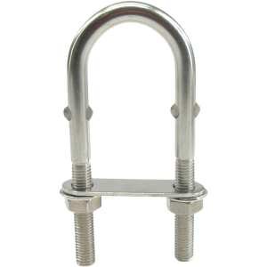 U-bolte 8x80mm, rustfrit stål