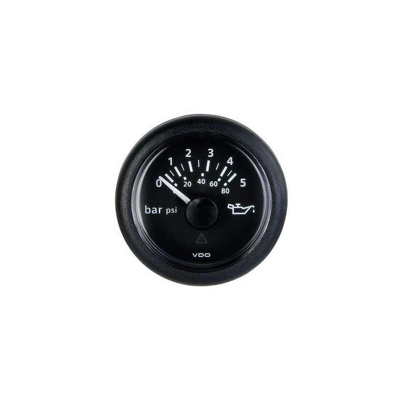 VDO trykmåler 10 bar 12V/24 ¥52