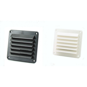 Ventil, sort plast 13,75x12,5
