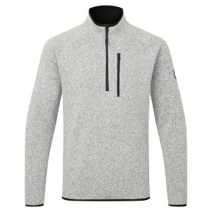 Gill 1500 1/4 lynlås Fleece jakke, Grå str. XXL