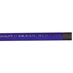 Koldtvands slange "food quality" 1/2" blå 1m
