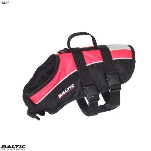 Baltic Mascot Hundevest Sort/Rosa Str. S 3-8 kg.
